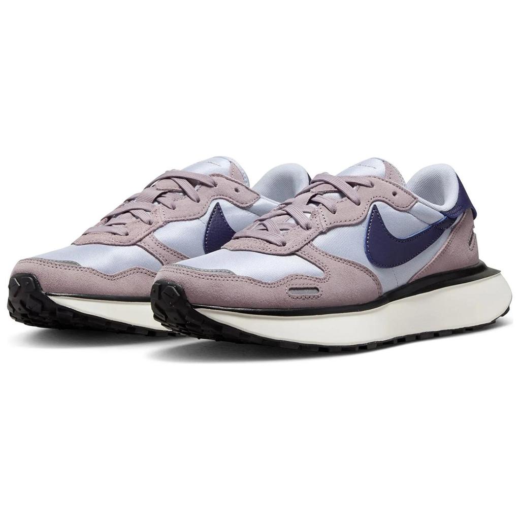 Nike Phoenix Waffle Slip Resistant Abrasion Resistant Low top Casual Shoes Women's Pink White Black FD2196-003