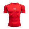 Moisture-Wicking Short-Sleeved Tight-Fitting Sports Top Casual Versatile Breathable Quick-Drying Lightweight for Running and Cycling Fashion