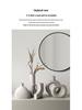 Minimalist Wabi-Sabi Ceramic Vase - Modern Abstract Art Design for Home Decor