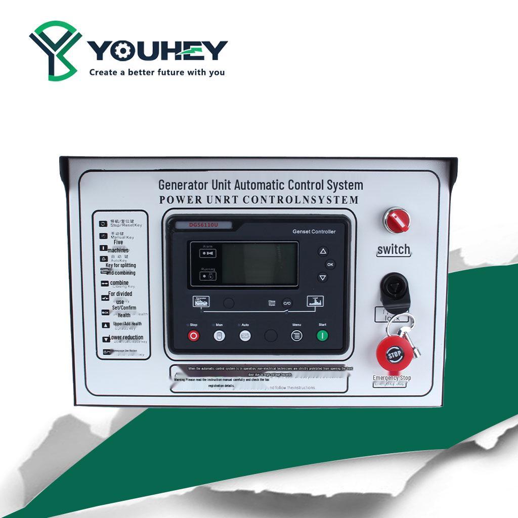Diesel Generator 6110U Auto Control Panel with Four Protection & One-Key Start