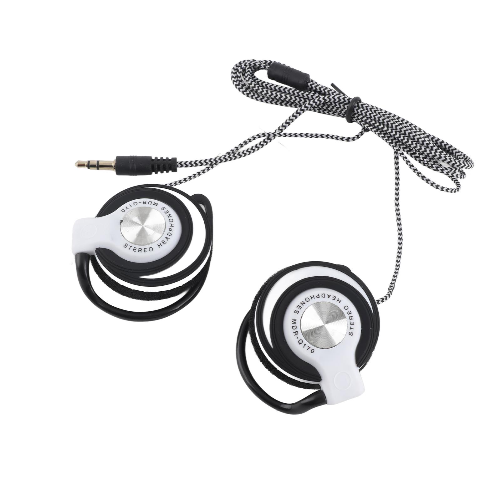 

Проводная игровая гарнитура 3,5 мм Накладные спортивные наушники Заушный крючок Музыкальные наушники для смартфонов Планшетов Ноутбуков Настольных ПК белый