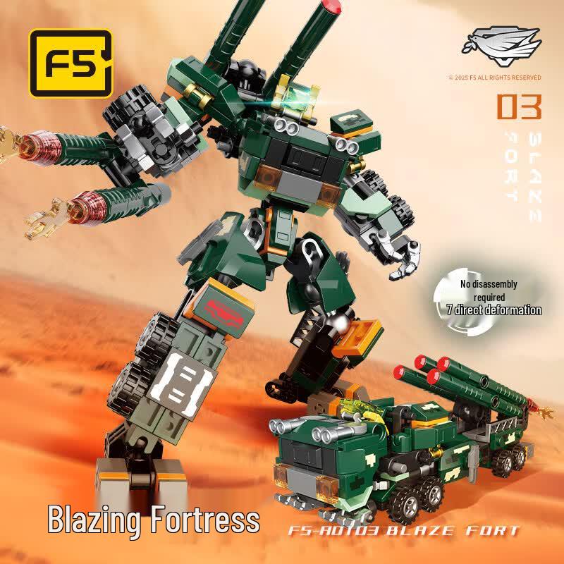 F5 Transforming Robot Building Blocks Toy
