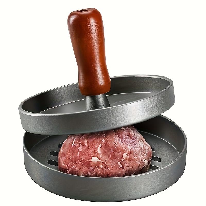 Hamburger Patty Press, Aluminum alloy Non-Stick Coated Handle, Kitchen Gadget for Pressing and Filling Patty Molds