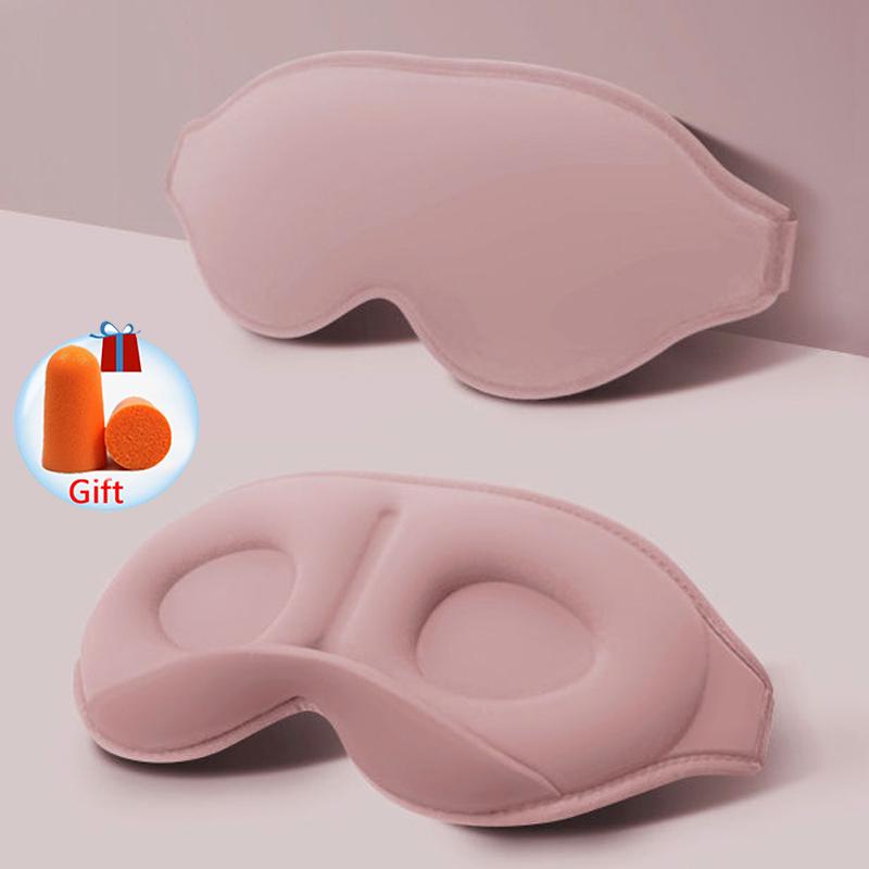 Durable And Safe 3D Sleeping Mask 100% Blockout Light Sleep Mask For Eye Soft Eye Mask For Travel Eyeshade Night Breathable Blindfold Slaapmasker