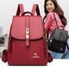 Mochilas femininas de couro de luxo para meninas, mochila casual para o dia a dia, mochila preta vintage, mochilas escolares para meninas, mochila