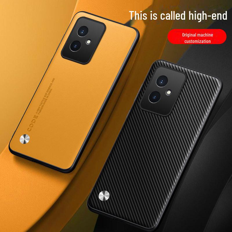 High-end Leather Protective Cover for Honor 100pro, 90, and 80. Kevlar Shell for Extra Durability.