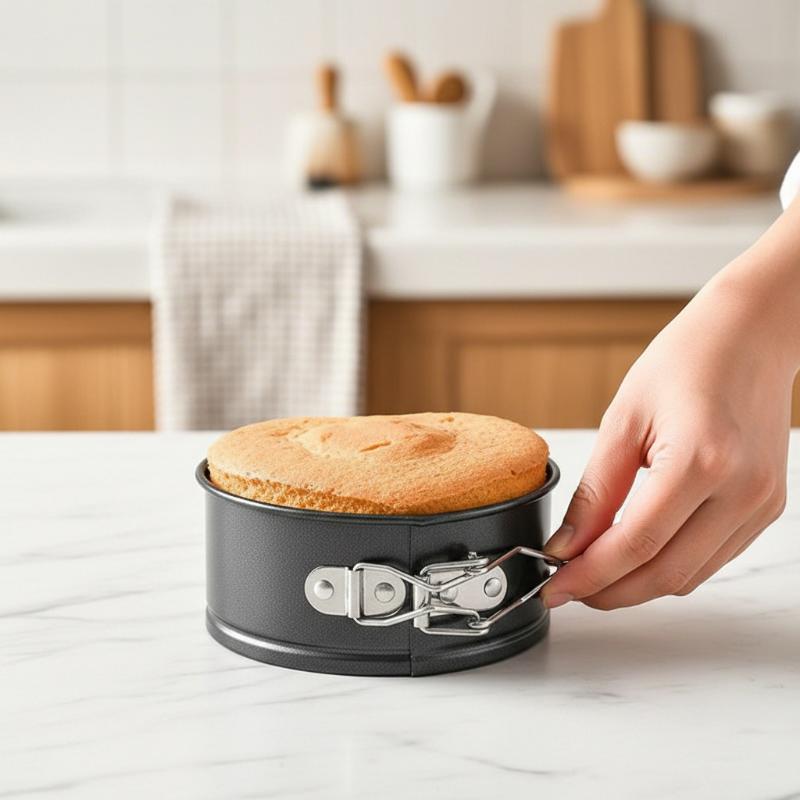 Springform Baking Pan Non Stick 10 Inch With Easy Release Removable Bottom For Cheesecake Dessert Making
