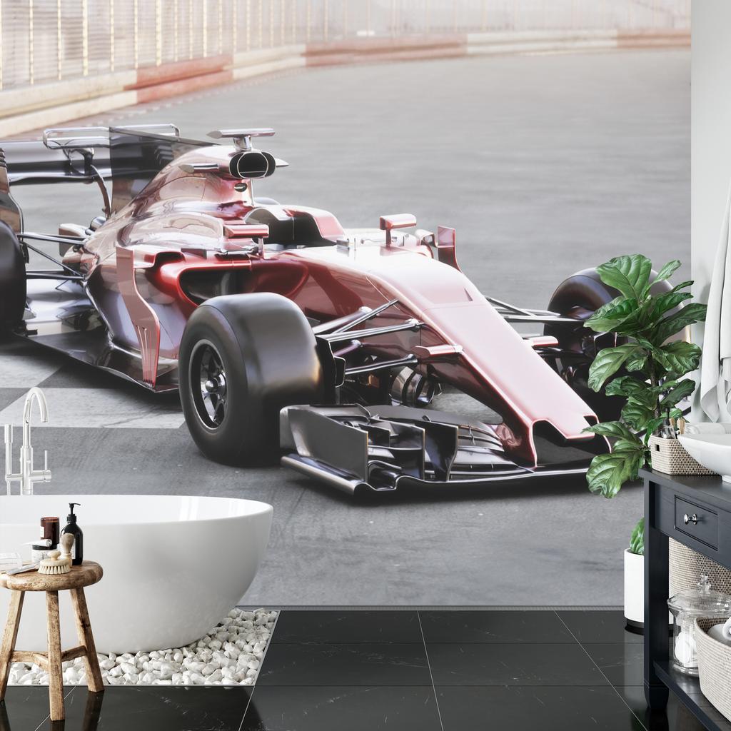 Photomural F1 Car On The Starting Line Non-Woven 90x60