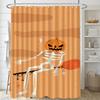 Santa Claus the Pine Tree washable Dirt-Resistant Shower Curtain Shower Head waterproof Polyester Bath Curtain For Home Decor