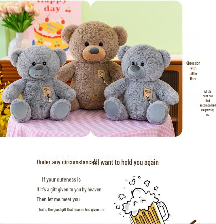 Romi Teddy Bear: Adorable Plush Toy for Kids' Birthdays, Girls' Hugs, and Companionship