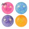 Stress Relief Gadget 1/4Pcs Glitter Ball Toy Transparent Multicolor Squeeze Sugar Soft Elastic Portable Travel Home Office Anxiety Relieving Fidget