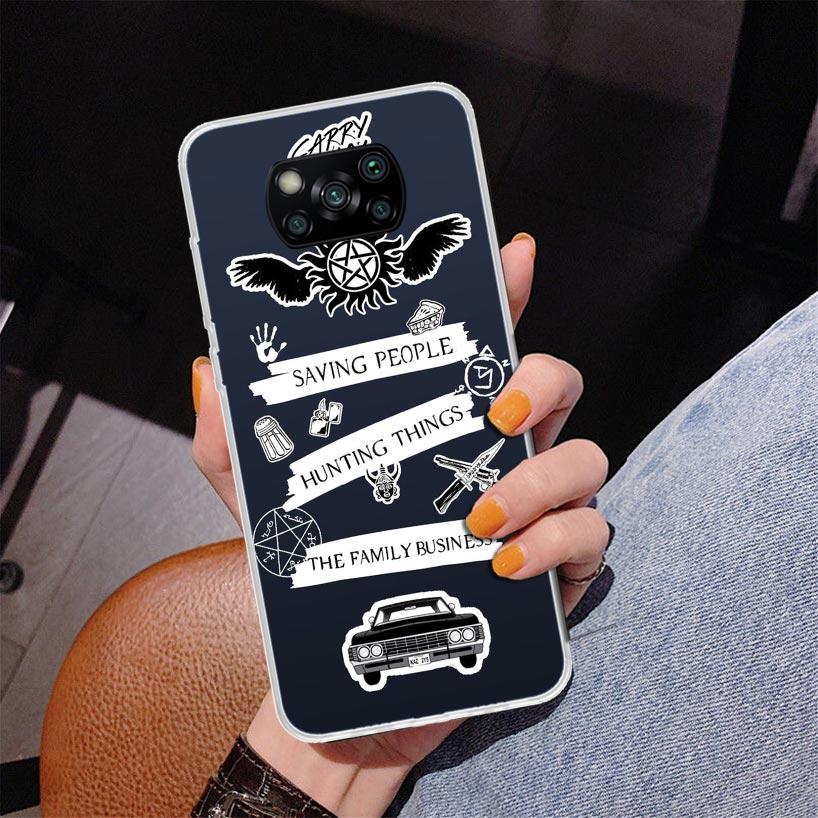 Babaite Supernatural SPN Dean And Sam Phnoe Case for Xiaomi Poco X5 X6 X7 Pro X4 Gt F7 Ultra M8 M7 Redmi 15C 15 13C 13 12C 12 Un