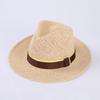 Panama straw top hat European and American summer sun protection hat neutral sunshade straw hat fashion sun hat