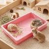 50Pcs Elastic Rabbit Cage Tray Cover Large Size Pet Disposable Film Cover  Dog Cat Pet