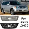 Bright Black Front Bumper Grille For Lexus LX470 2003-2007