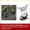 137032600 Dryer Thermal Limiter 3204267 Dryer Thermostat Replacement Part Compatible with Electrolux Frigidaire Dryers Replaces for PS2349395
