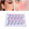 5pcs Colorful Eyelashes Dramatic Gradient Color False Eyelashes   3D  Ing Fake Eyelashes