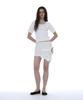 Partimento Woman Reworked Polo Mini Skirt_White
