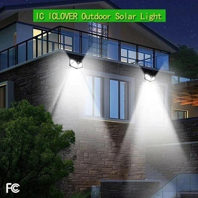 HOMZY New Upgrade Solar Street Light 8/6/4/2/1Pcs Outdoor Solar Wall Lamp PIR Motion Sensor Powered Sunlight for Garden Courtyard
