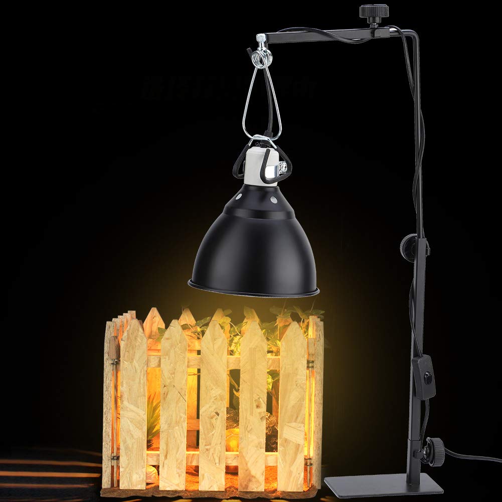 Reptile Clip Reptile Turtle Basking UVB Reptile Reptile Lamp No Easy Height and Width Adjustable Stand, Light, Light, Light, Light, Stand, Light,
