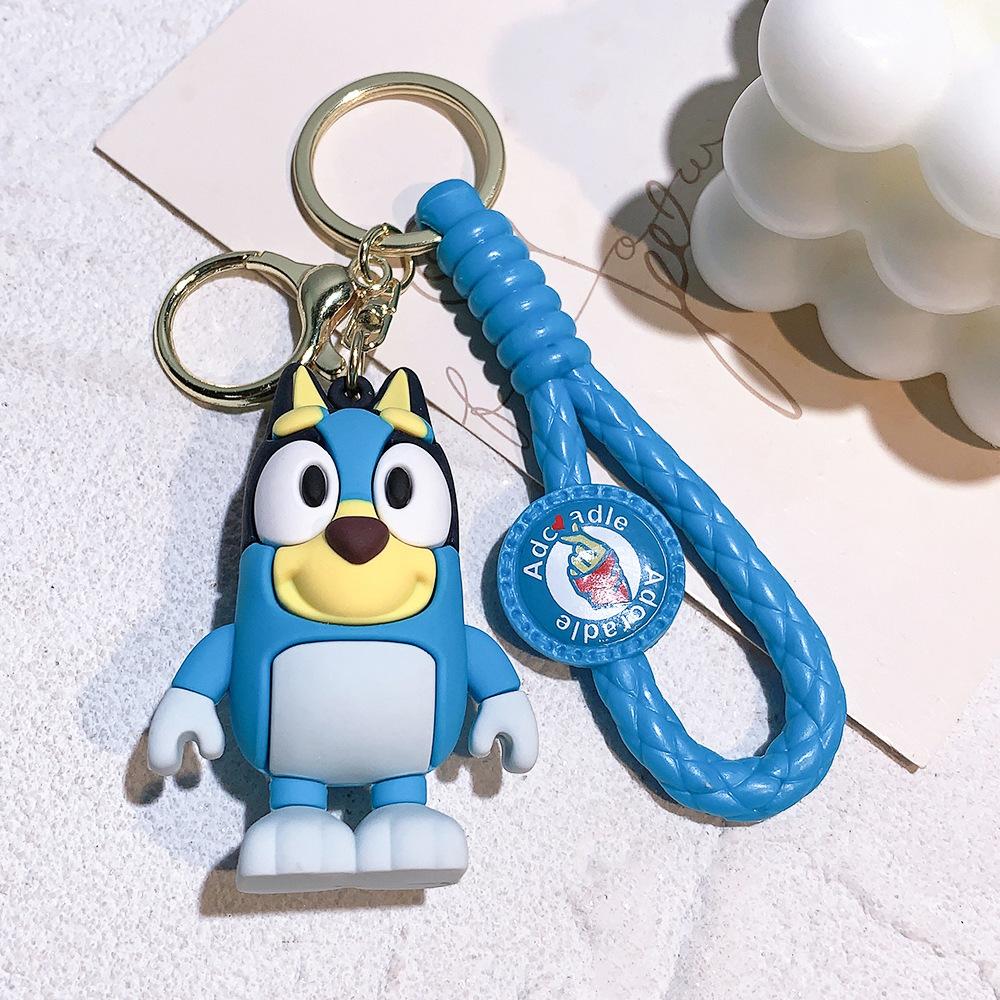New Kawaii Creative Cartoon Bluey Puppy Keychain Pendant School Bag Pendant Female Bag Pendant Boy Birthday Gift Christmas Gift