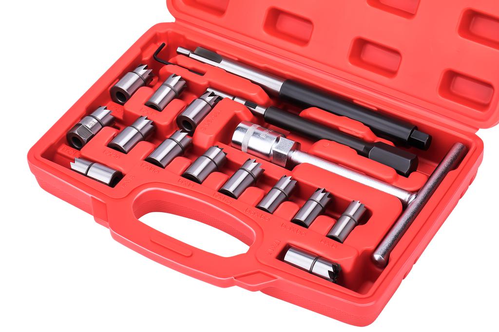 Injector Seat Cleaning Cutters 17pcs KD12504