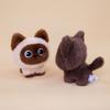 New Cartoon Cute Standing Cat Plush Siamese/Black/Tricolor Cat Emotional Comfort Office Desktop Decor Trendy Toy Holiday Gifts