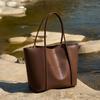 Big bag women's genuine leather women's bag cowhide new women's shoulder bag underarm large-capacity commuting high-end tote bag women