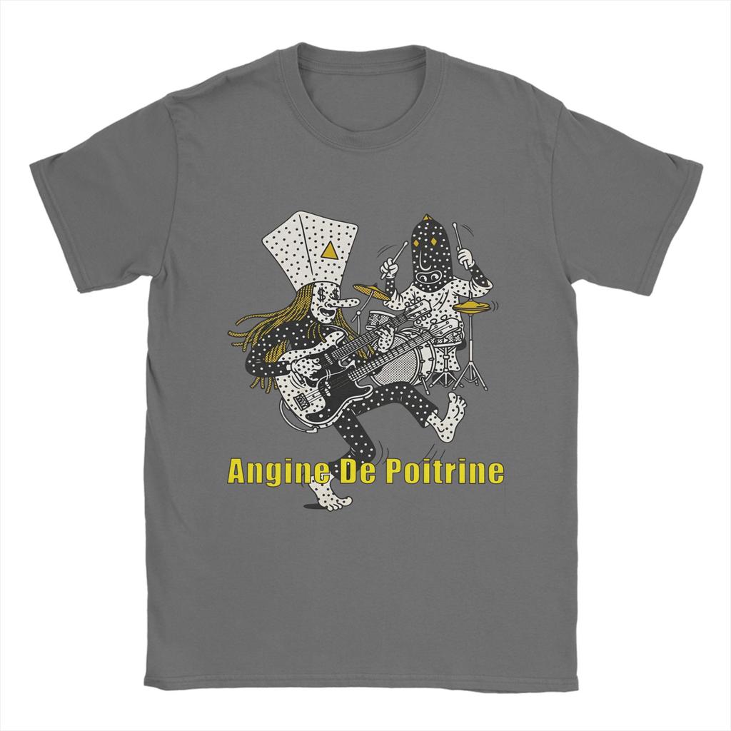 Angine De Poitrine Rock Band Cotton T Shirt For Unisex Summer  YK Funny T Shirts Leisure Tee Shirt Plus Size Hot Sale Tops