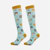 Women Men Unisex Calf Compression Socks Pressure Socks Relieve Muscle Running Riding Nurse Varicose Veins Stockings Sports