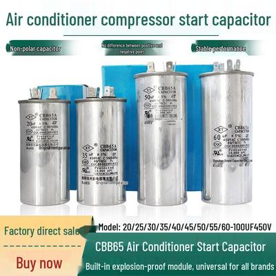 CBB65 AC Capacitor 20-70UF 450V for Compressor Start