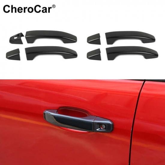

8X Exterior Door Handle Shell Decor Trim Cover For Chevrolet Colorado/GMC CANYON