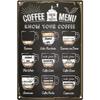 Vintage Coffee Metal Tin Sign Plaque Plate Retro Wall Art Poster For Cafe Bar Pub Kitchen Man Cave Club Iron Painting Decoration