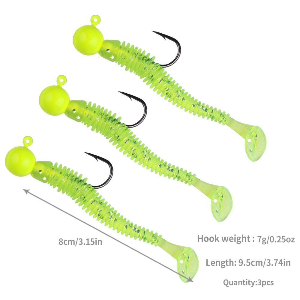 

мягкие приманки с джиг-головкой джиг-головка для троллинга Морская зимняя приманка для рыбалки Мягкая приманка Искусственная блесна Резиновые приманки