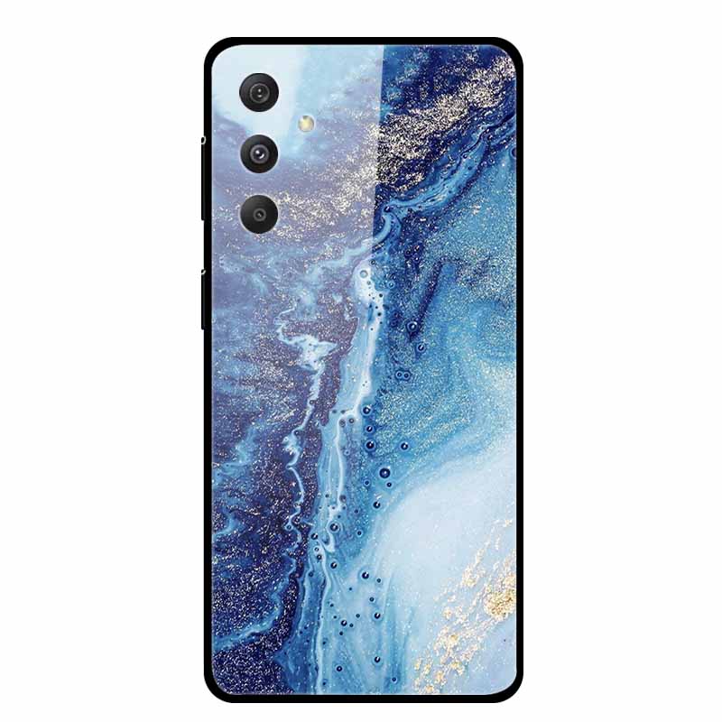 For Samsung Galaxy M54 M34 M14 Case Luxury Tempered Glass Back Cover Hard Case Samsung Galaxy M 54 Capa Fundas Coque Colorful