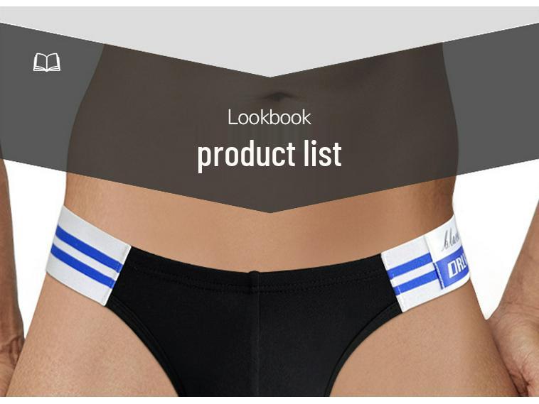 High-Cut Low-Rise Sport Briefs for Men's Fashion & Comfort