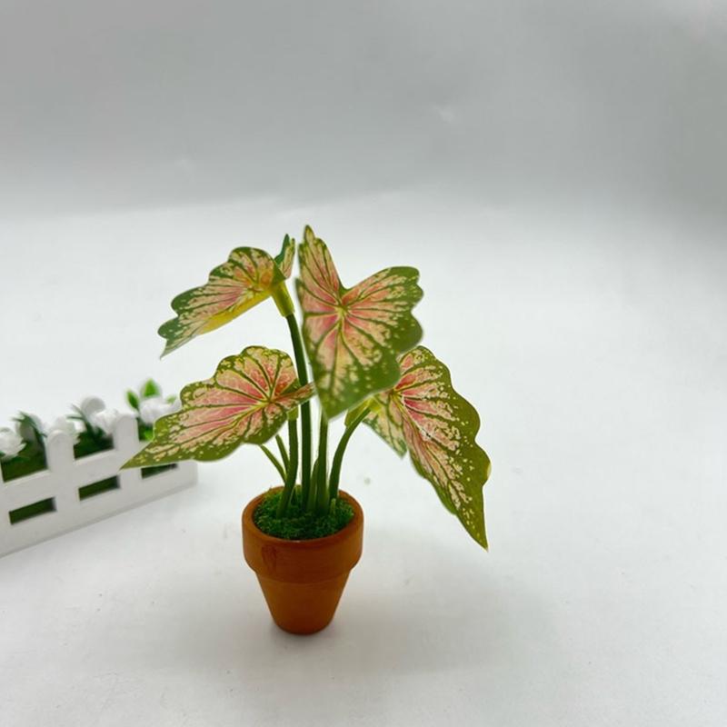 Realistic Greenery Plant Miniature Houseplants Desk Decorations For Home Office Coffee Shop Workspaces Scene Setting
