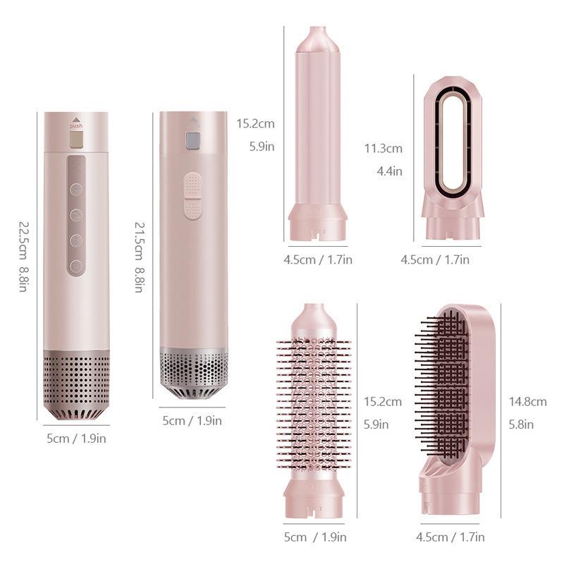 5-in-1 Hair Dryer and Styling Comb