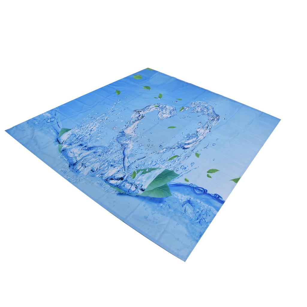 Duş Perdesi Su Geçirmez Polyester Karartma Perde Kancalı Banyo Ev İçin