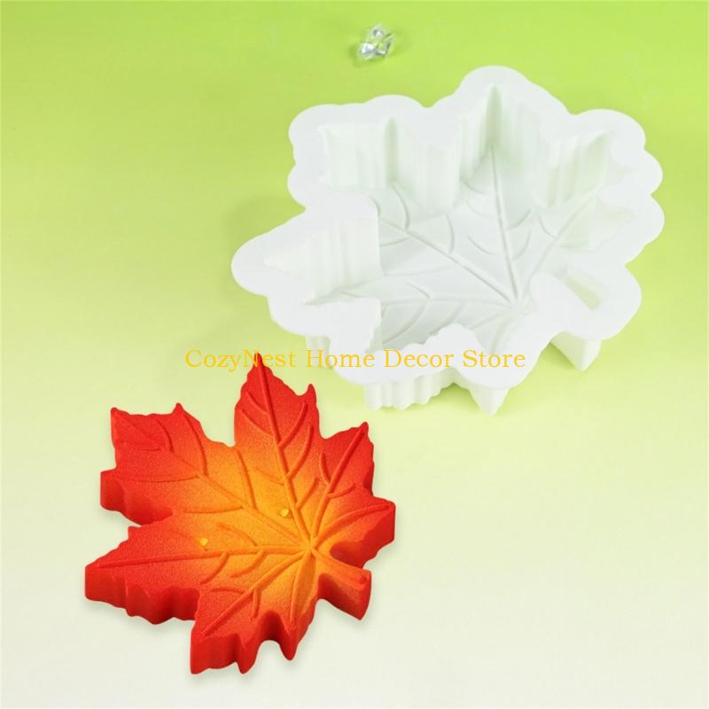 92MF 6Inch Maple Silicones Molds For Mousses Cake Chocolate Baking Dishwasher Safe Nonstick Flexible Easy Releases China Mainland