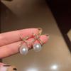 Silver Needle Diamond Stud Earrings: Elegant, Simple Design for Women