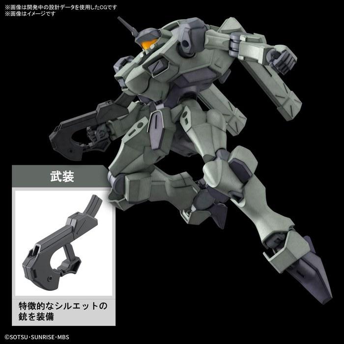 BANDAI SPIRITS HG Mobile Suit Gundam: The Witch from Mercury Zwart 1/144 Scale Model Kit (Gray)