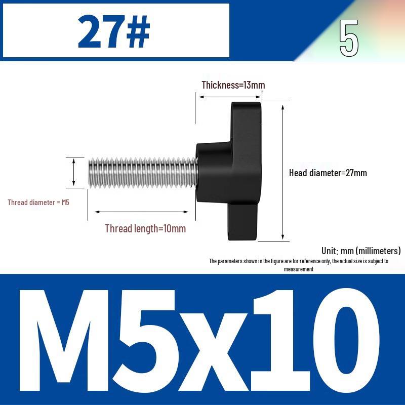 Stainless Steel Z-Type T-Handle Slotted Screw with Plastic Head (M4/M5/M6/M8)