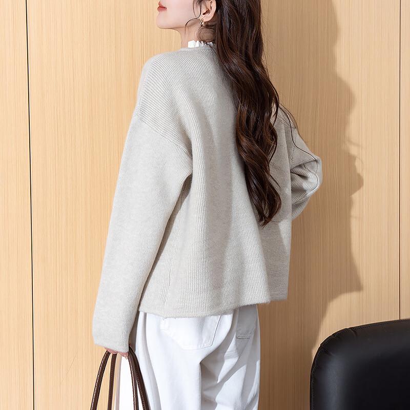 TonLion Women's Elegant Simple Knit Cardigan