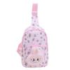 Lightweight And Fashionable Cartoon Kids Sling Bag With Soft Plush Accents For Occasion Any