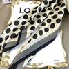 New Silk Small Square Scarf Literary and Retro Printing Versatile Decorative Scarf Spring and Summer Temperament Silk Scarf