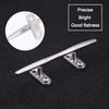 5 Inch Heavy Duty Boat Hollow Base Cleat Stainless Steel for Marine Yacht