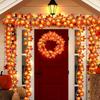 1pc Halloween 3D Pumpkin & Maple Leaves String Lights Decorative Lamp For Home Thanksgiving Harvest Autumn Indoor Festival Decor