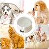 Heated Water Bowl for Dogs 4 Temperature Settings Pet Drinking Plate Thermal Heated Water Bowl for Chickens Ducks Birds Animals