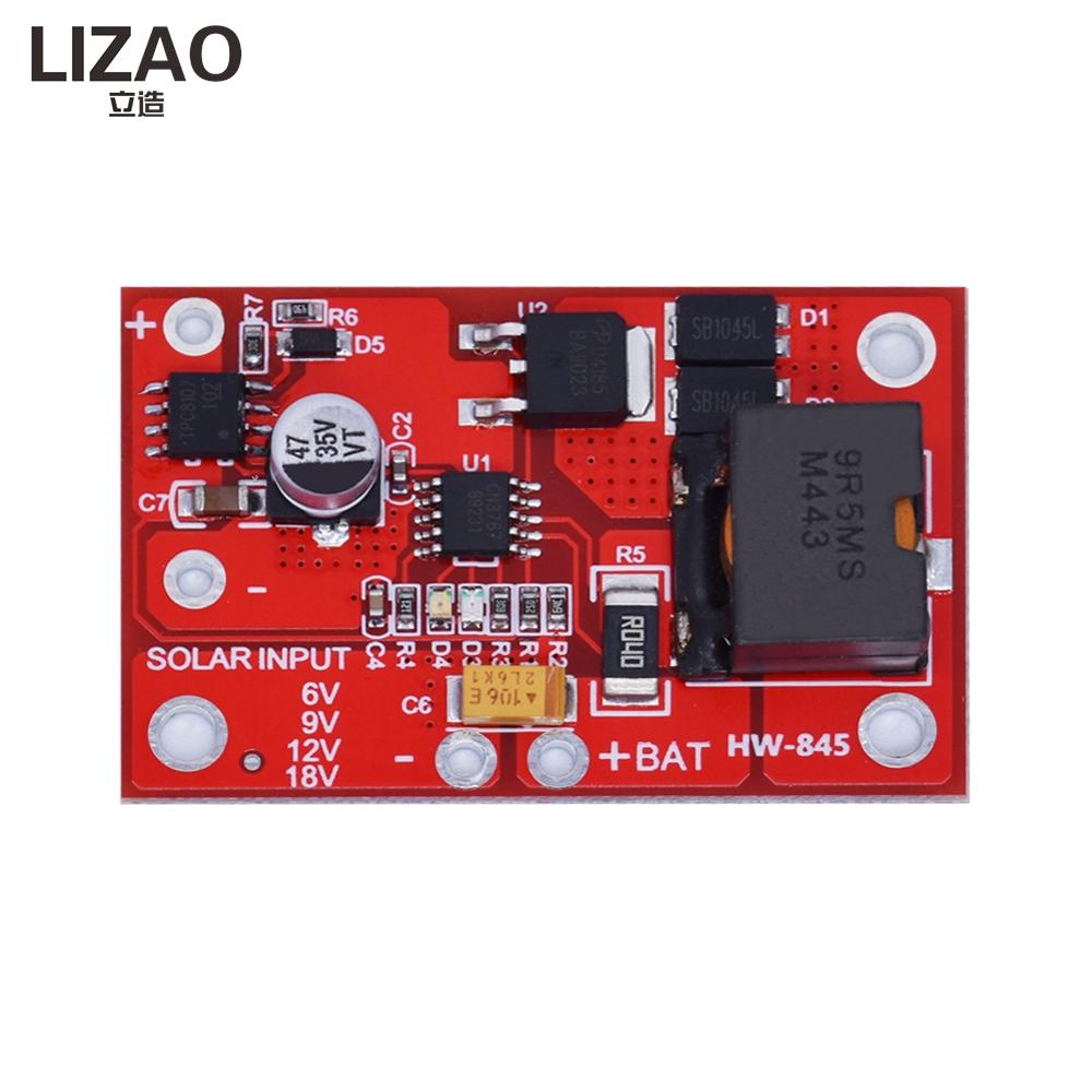 LIZAO CN1791 MPPT Solar Charging Module 1S 1.7V 18611 Lithium Battery 1A 6V 9V 11V Solar Panel Charge Controller Board